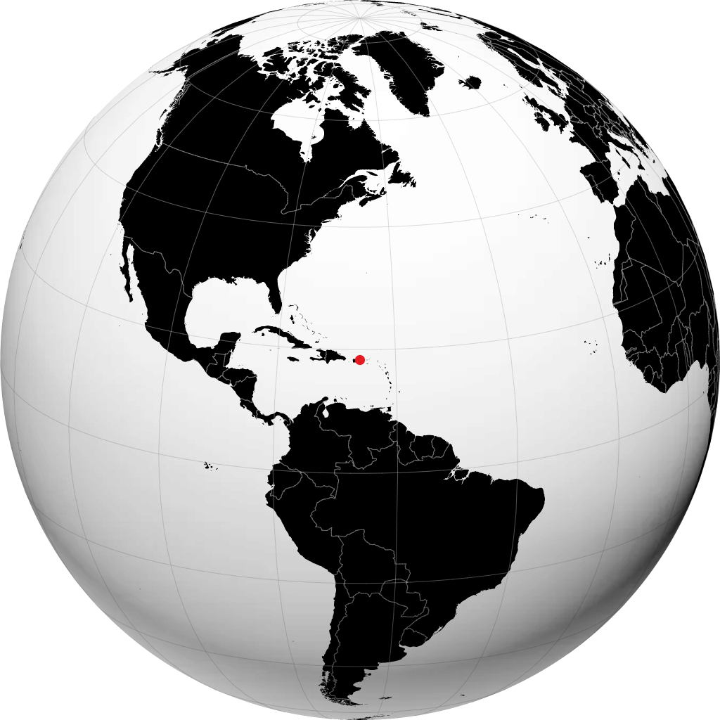 Trujillo Alto trên quả địa cầu