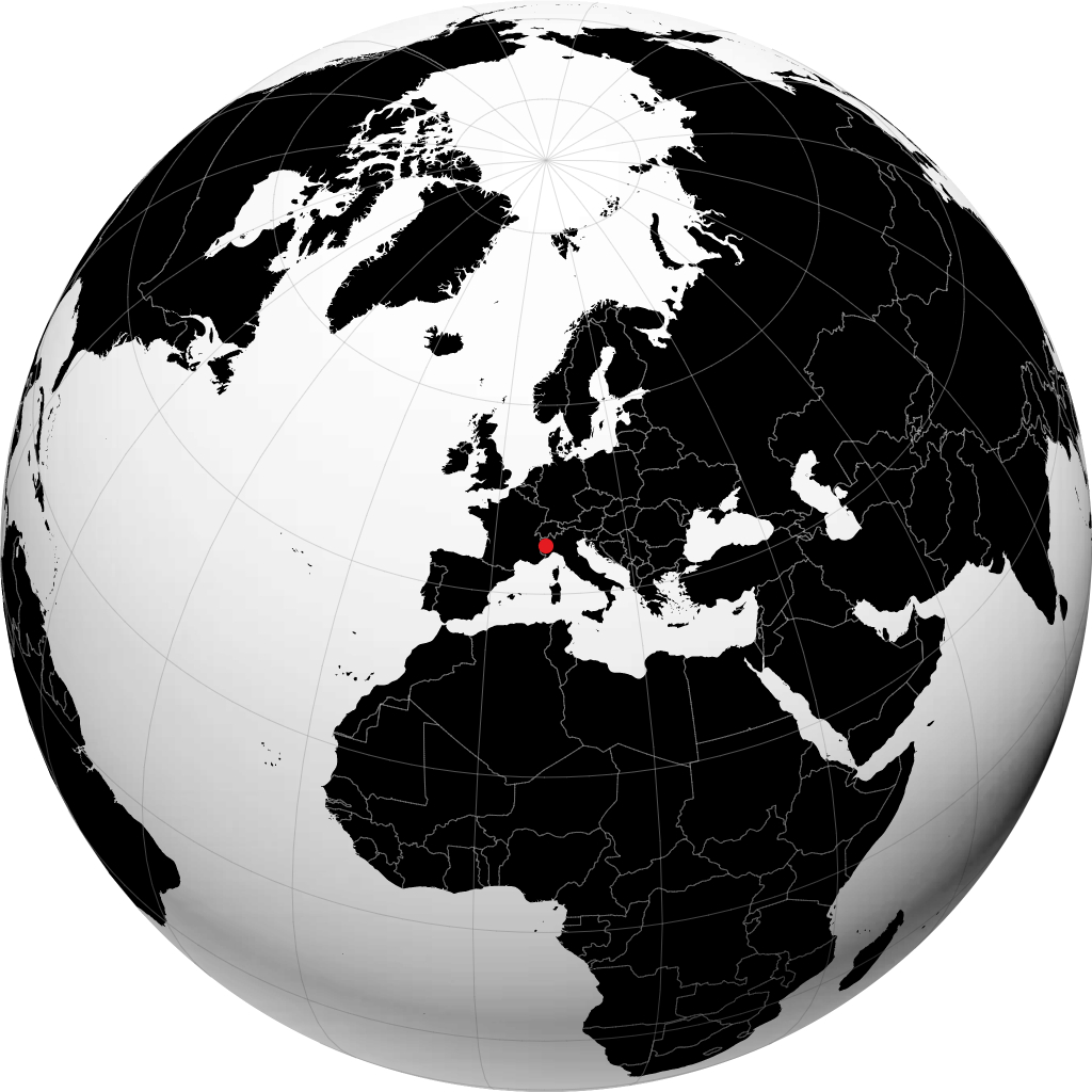 Turin trên quả địa cầu