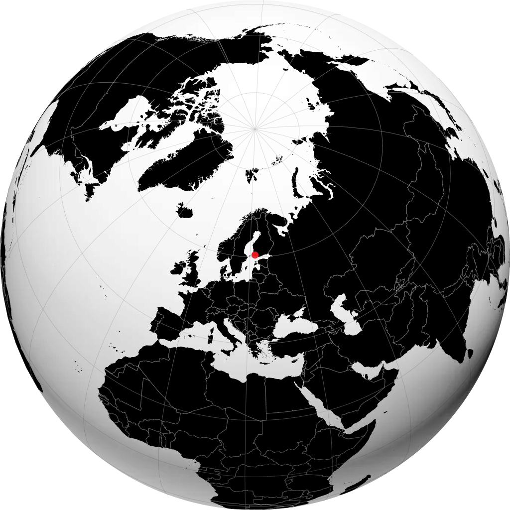 Turku trên quả địa cầu