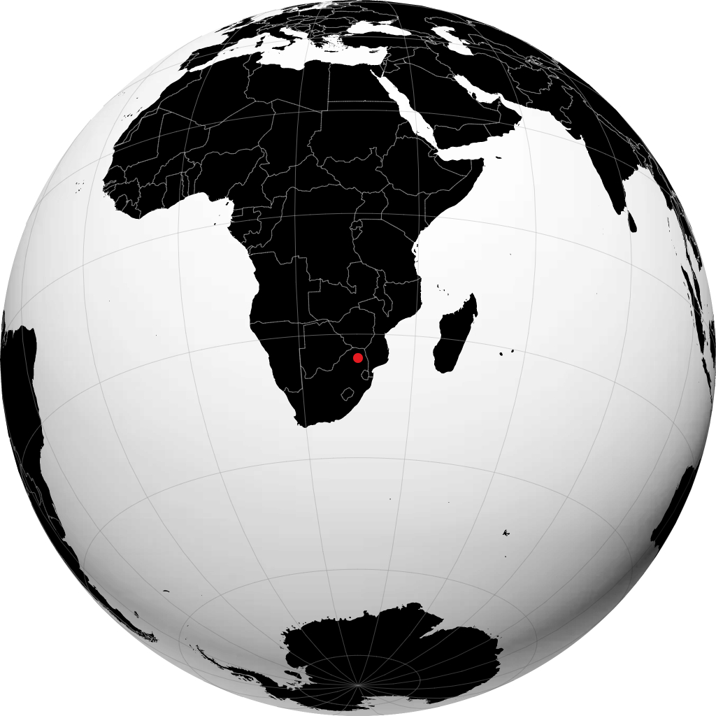 Tzaneen trên quả địa cầu