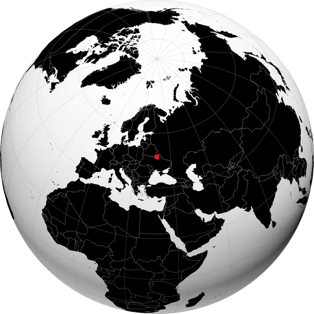Tỉnh Chernihiv trên quả địa cầu