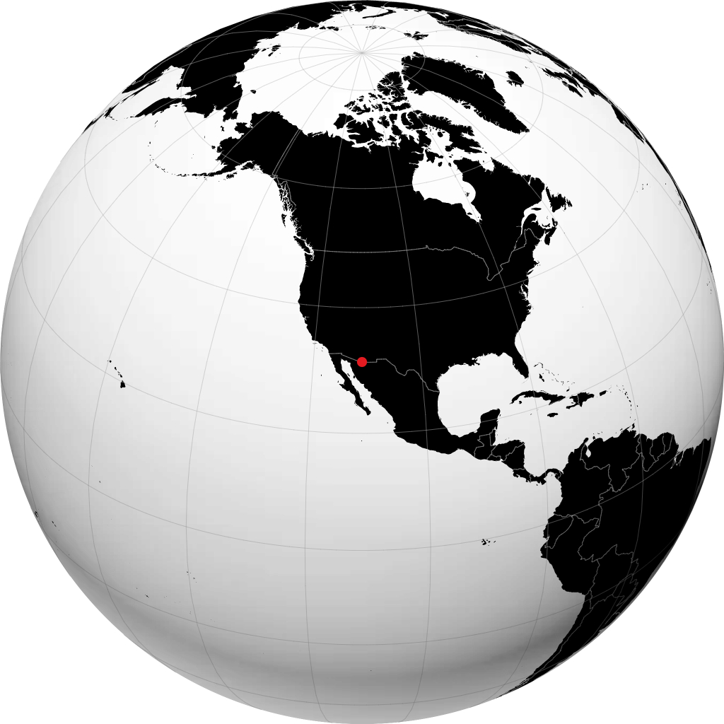 Nogales trên quả địa cầu