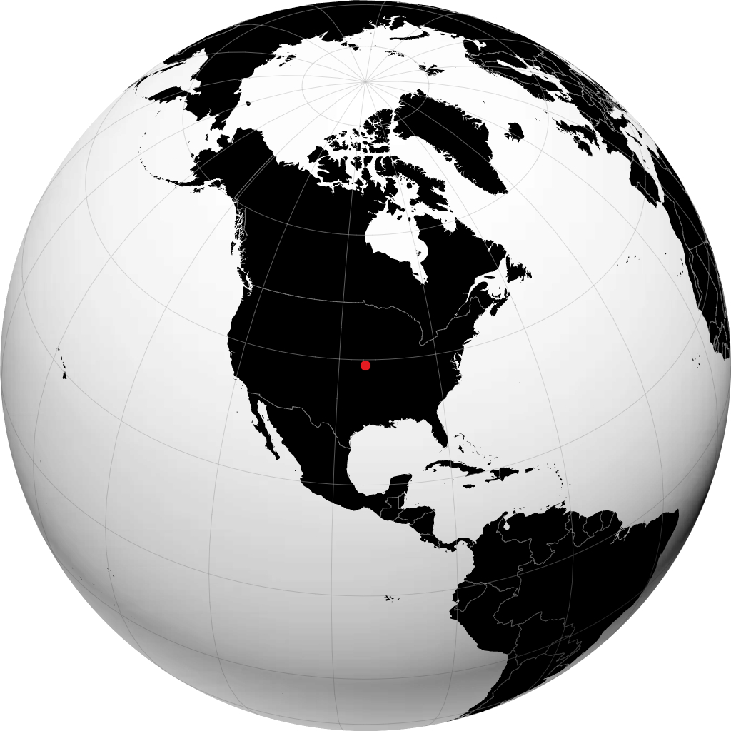 Kansas City trên quả địa cầu