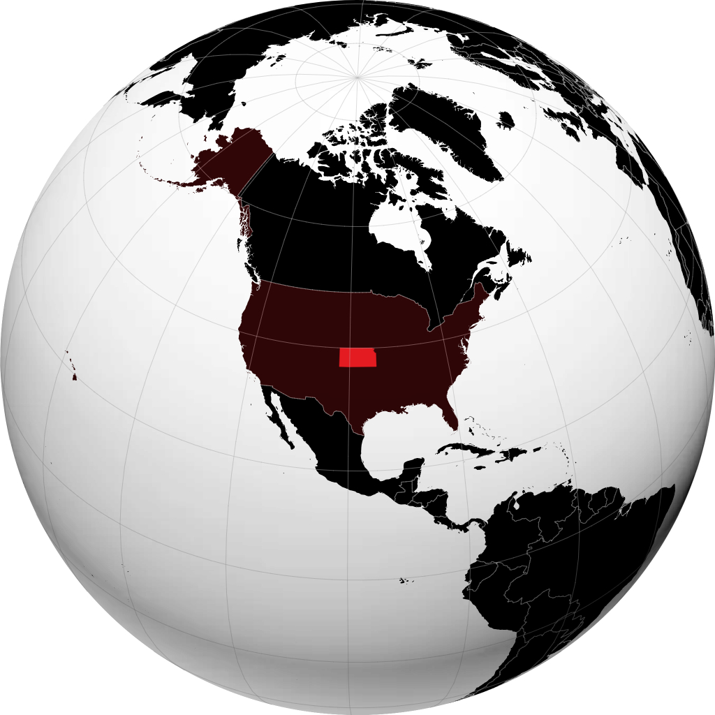 Kansas trên quả địa cầu