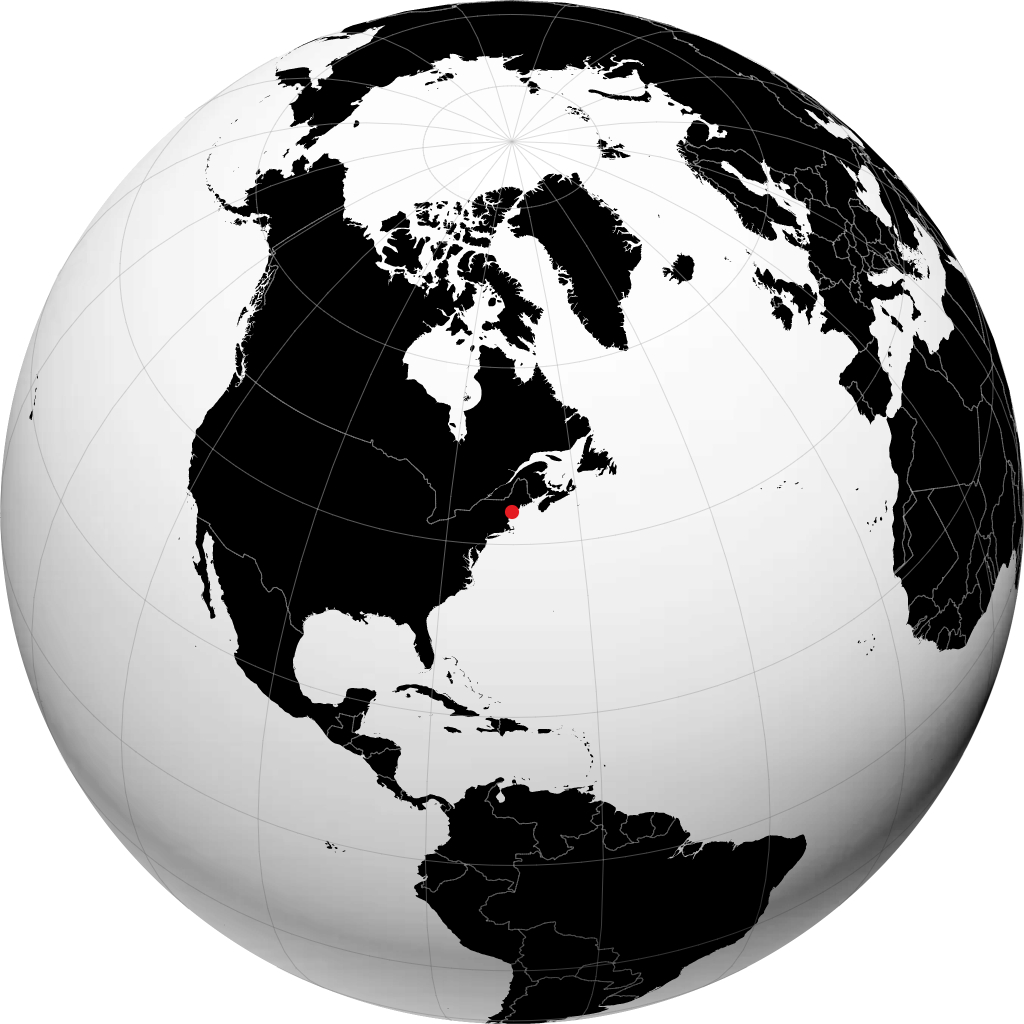 Portland trên quả địa cầu