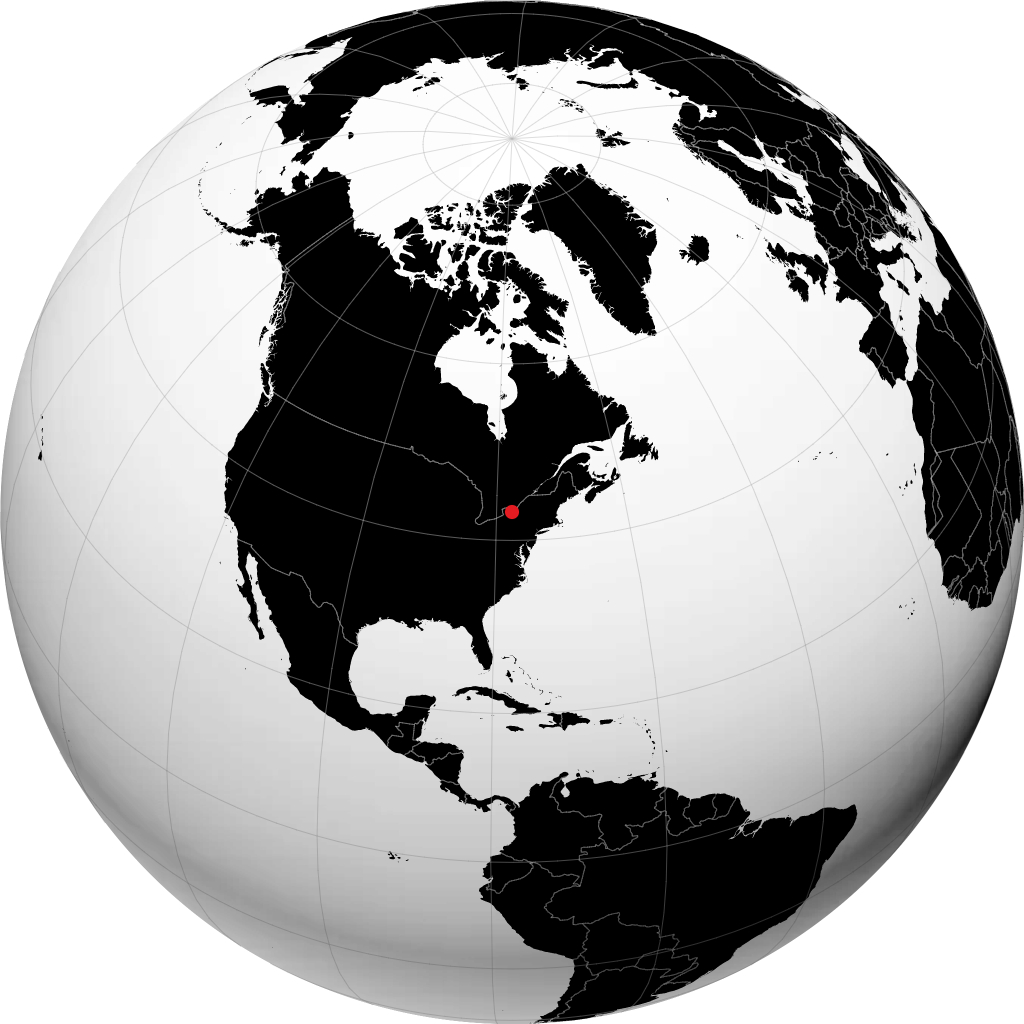Rochester trên quả địa cầu