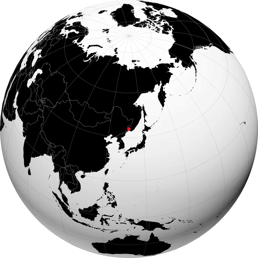Ussuriysk trên quả địa cầu