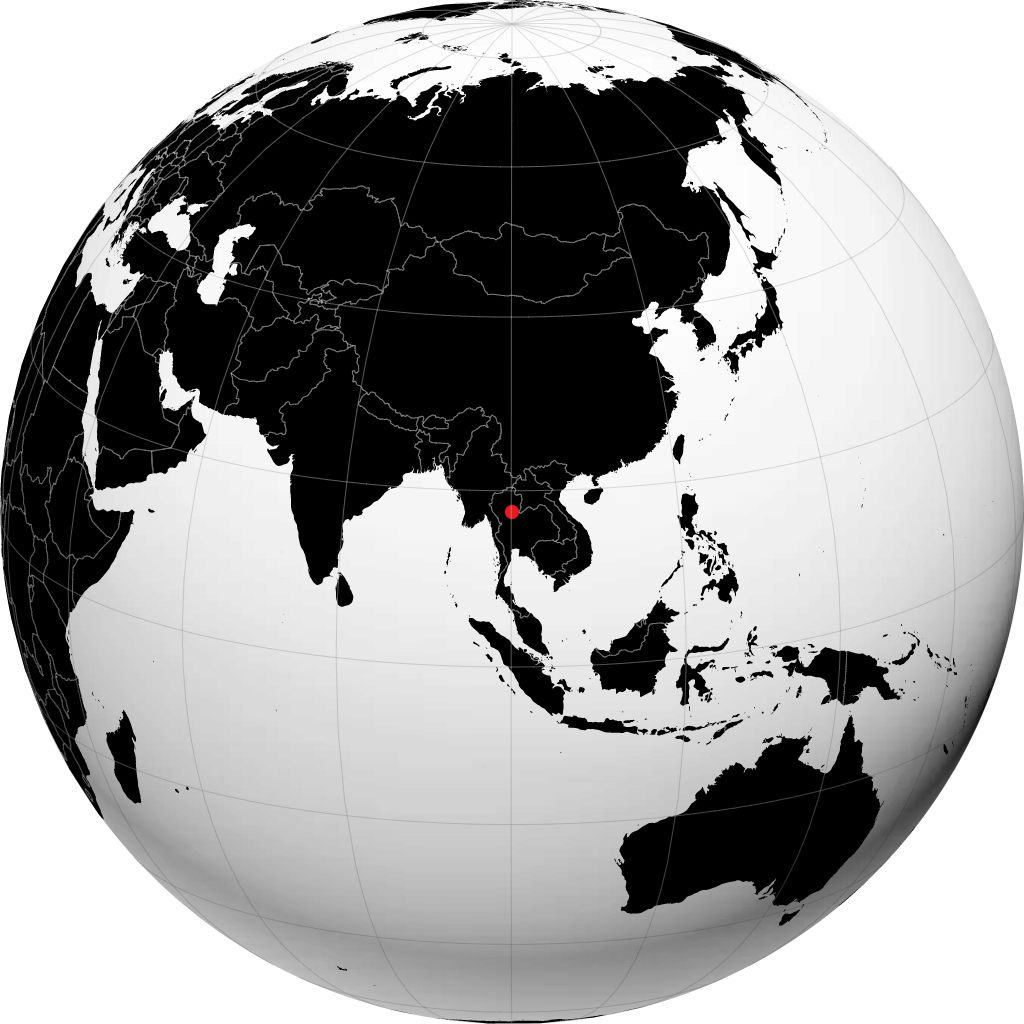 Uttaradit trên quả địa cầu