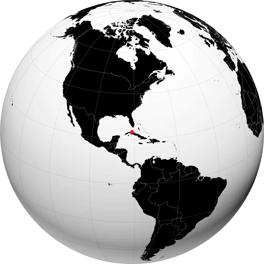 Varadero trên quả địa cầu