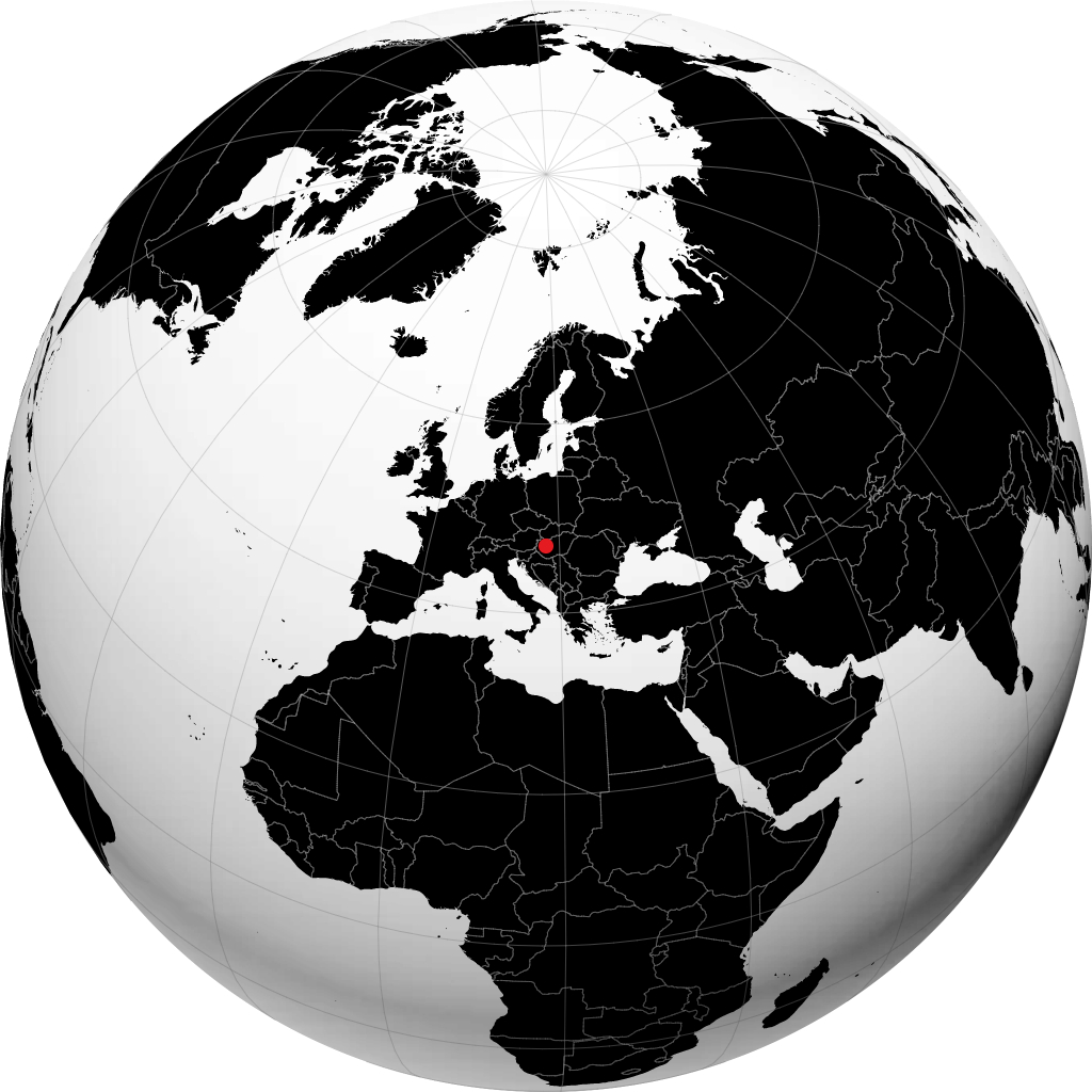Veszprém trên quả địa cầu