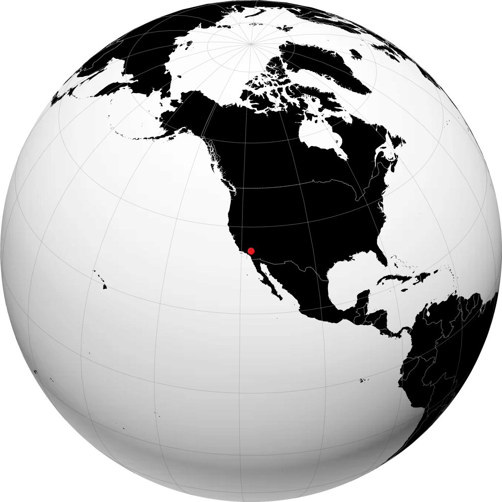 Victorville trên quả địa cầu