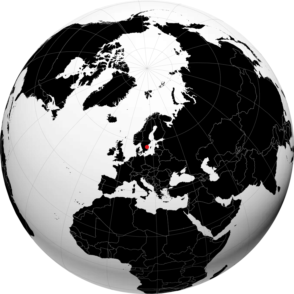 Vimmerby trên quả địa cầu