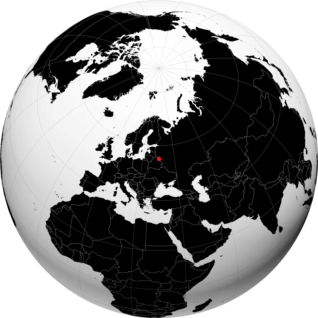 Vitebsk trên quả địa cầu