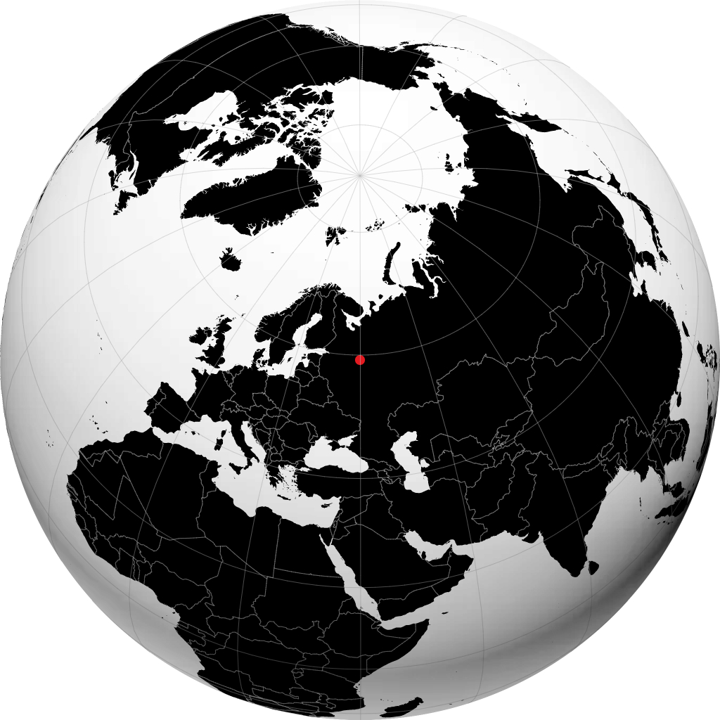 Vologda trên quả địa cầu