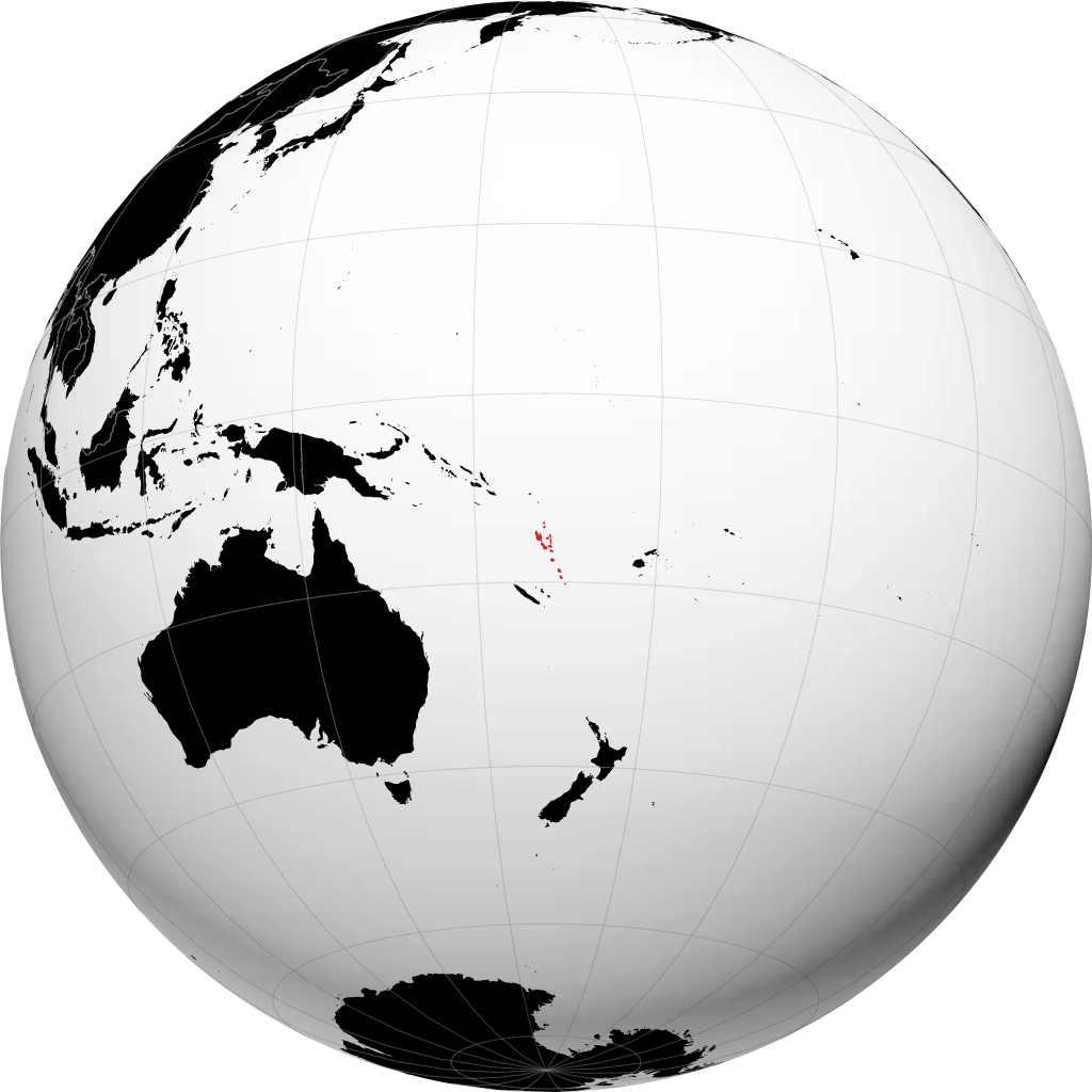 Vanuatu trên quả địa cầu