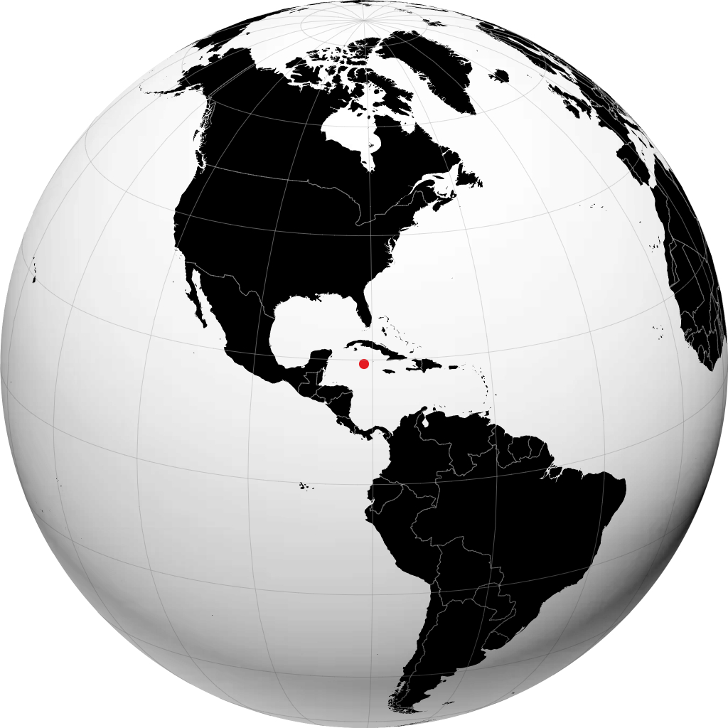 West Bay trên quả địa cầu