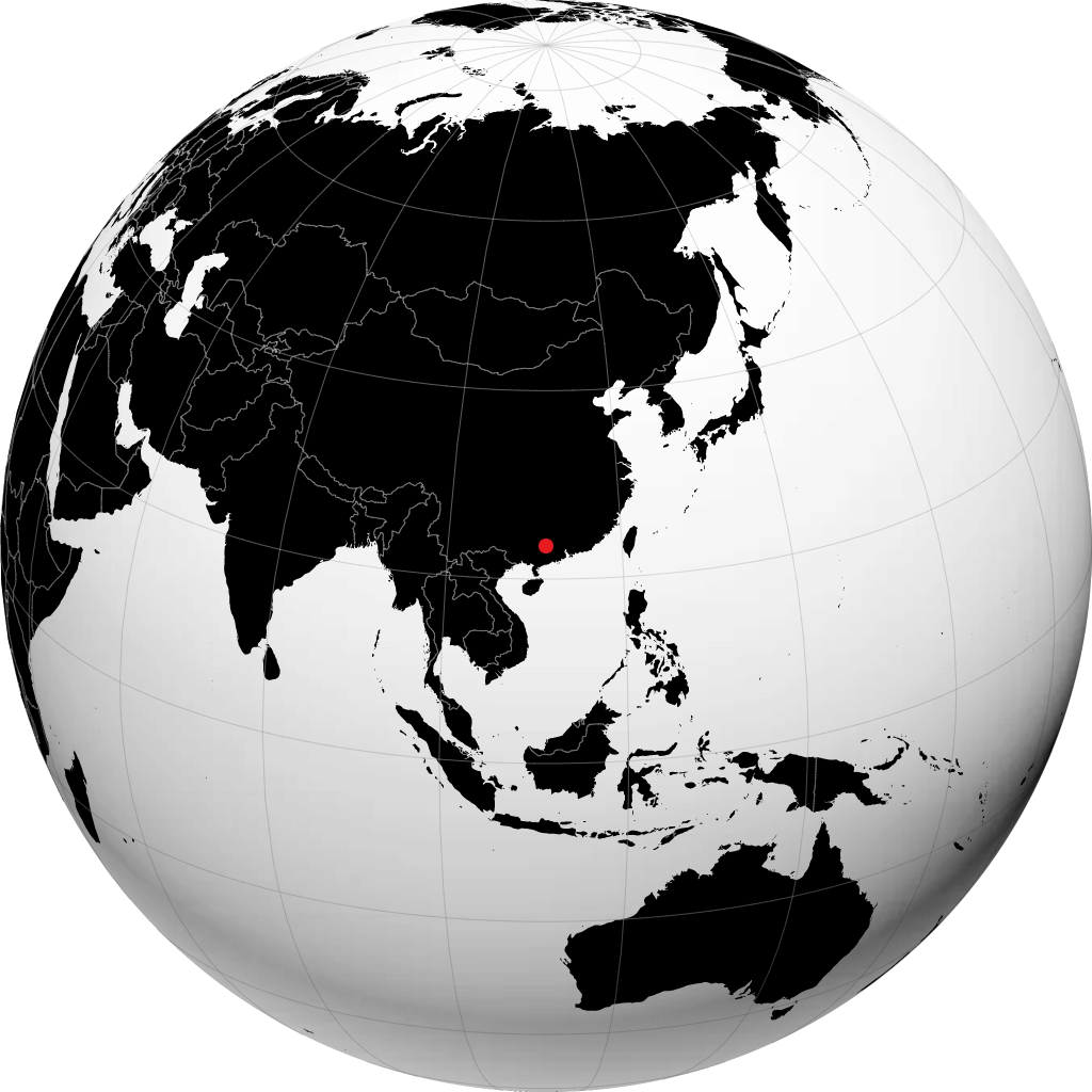 Wuzhou trên quả địa cầu