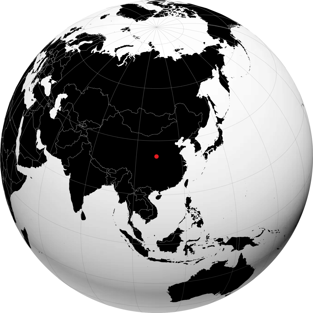 Tây An trên quả địa cầu