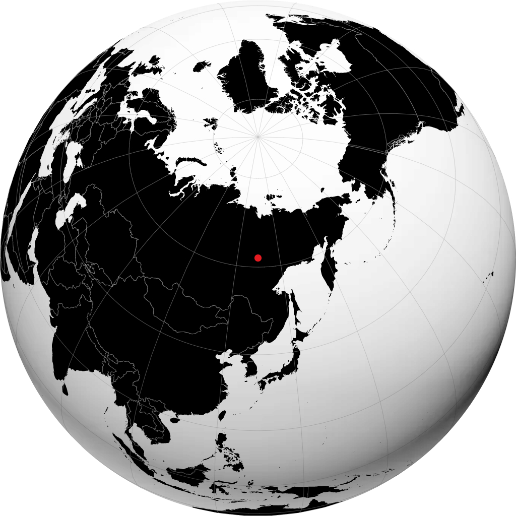 Yakutsk trên quả địa cầu