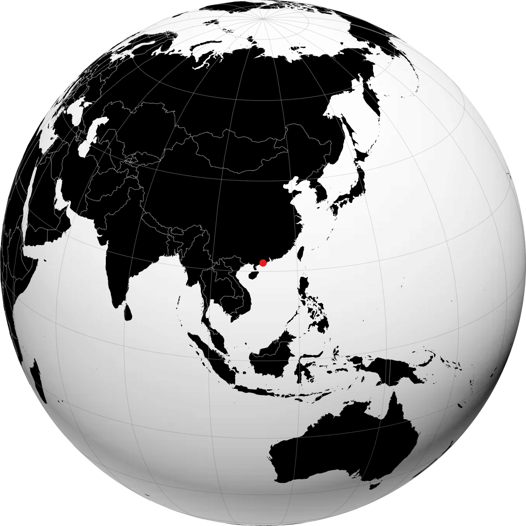 Yangjiang trên quả địa cầu