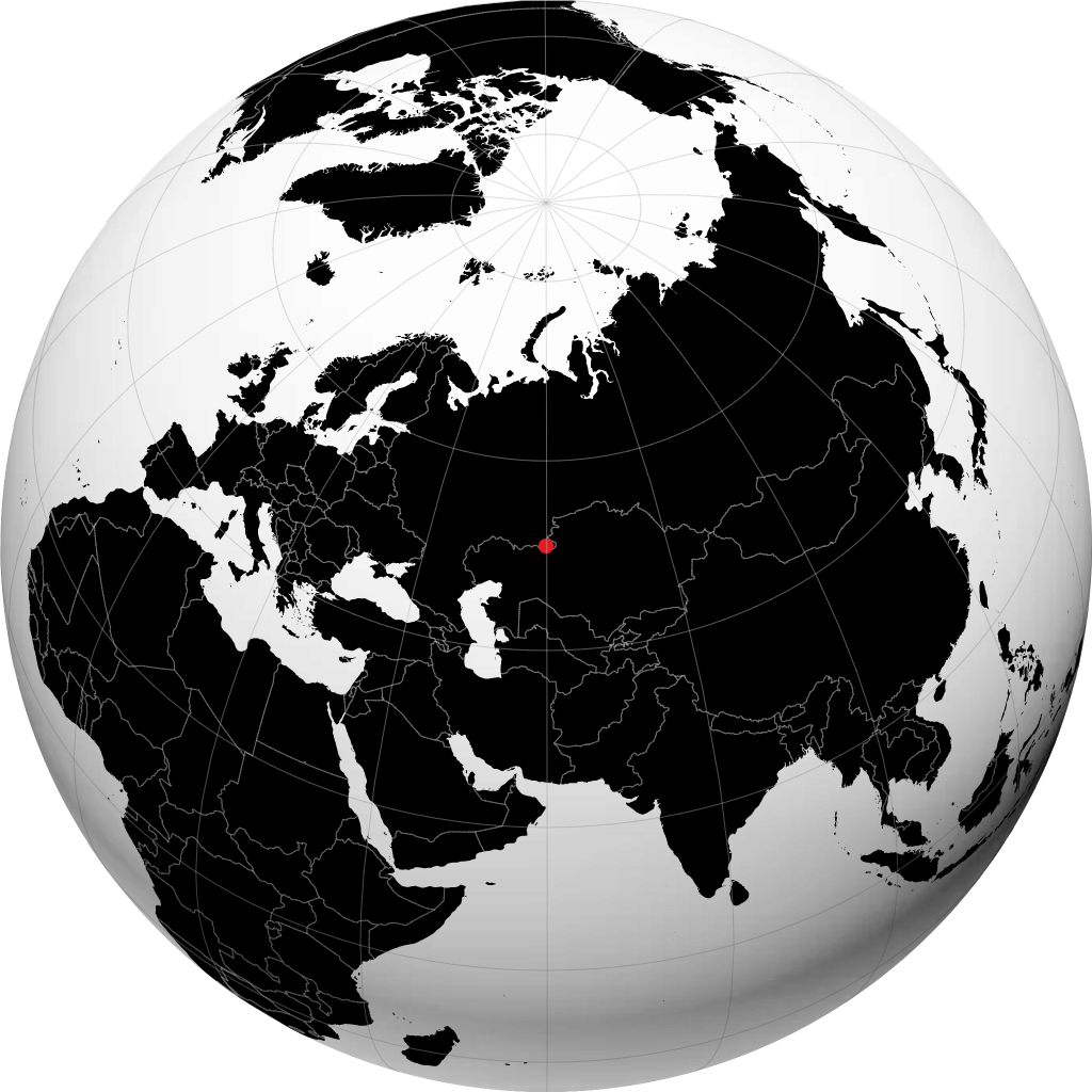 Yasnyy trên quả địa cầu