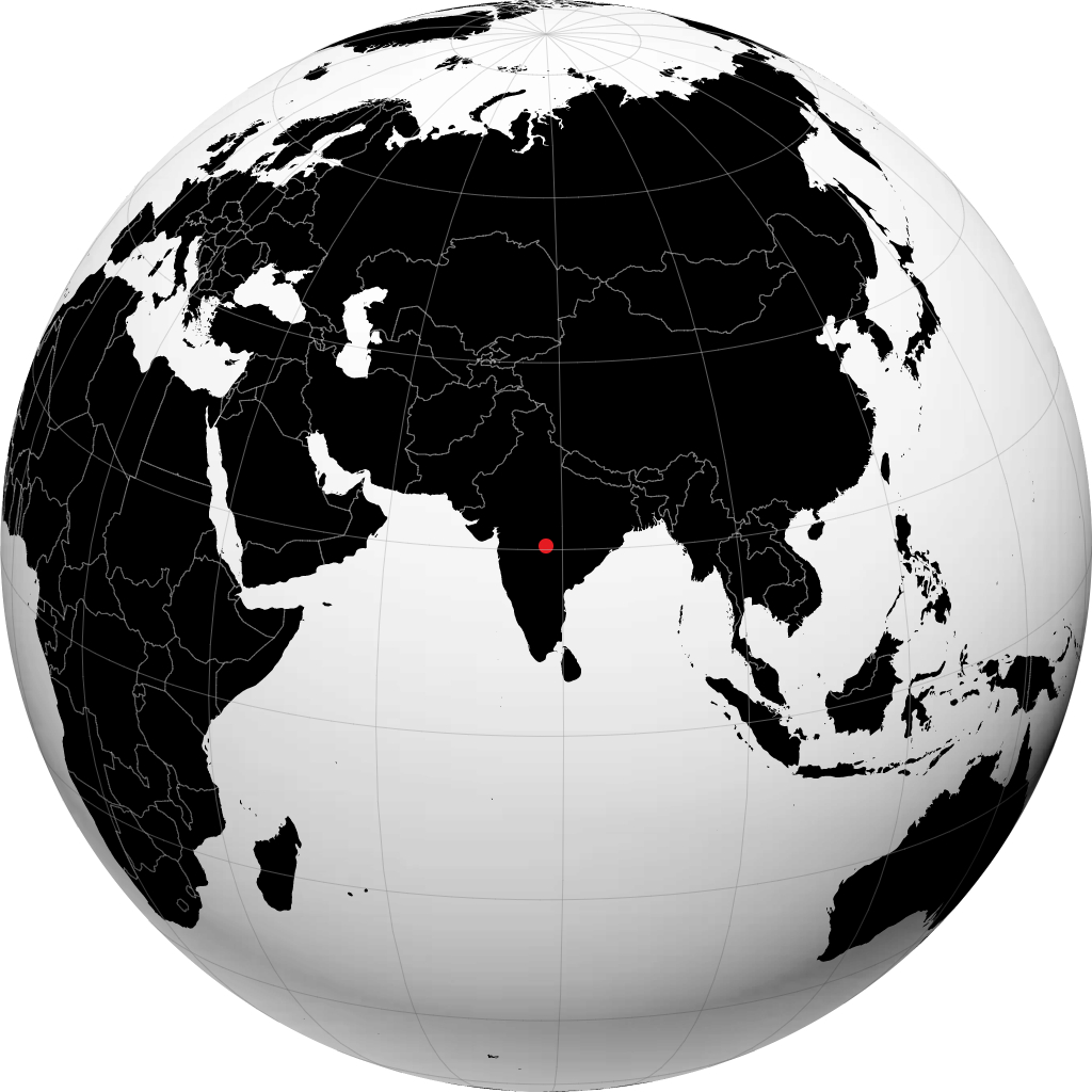 Yavatmal trên quả địa cầu