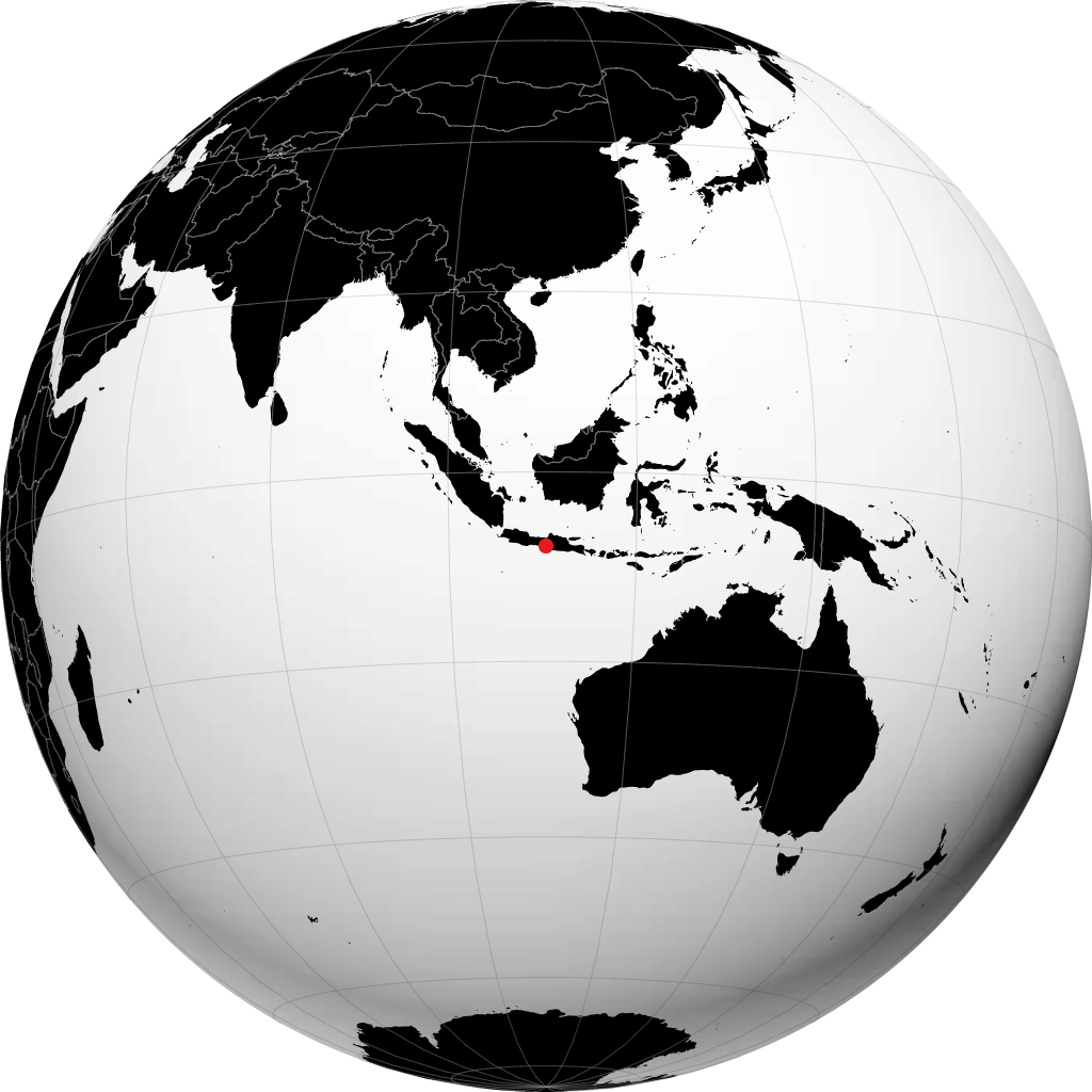 Yogyakarta trên quả địa cầu