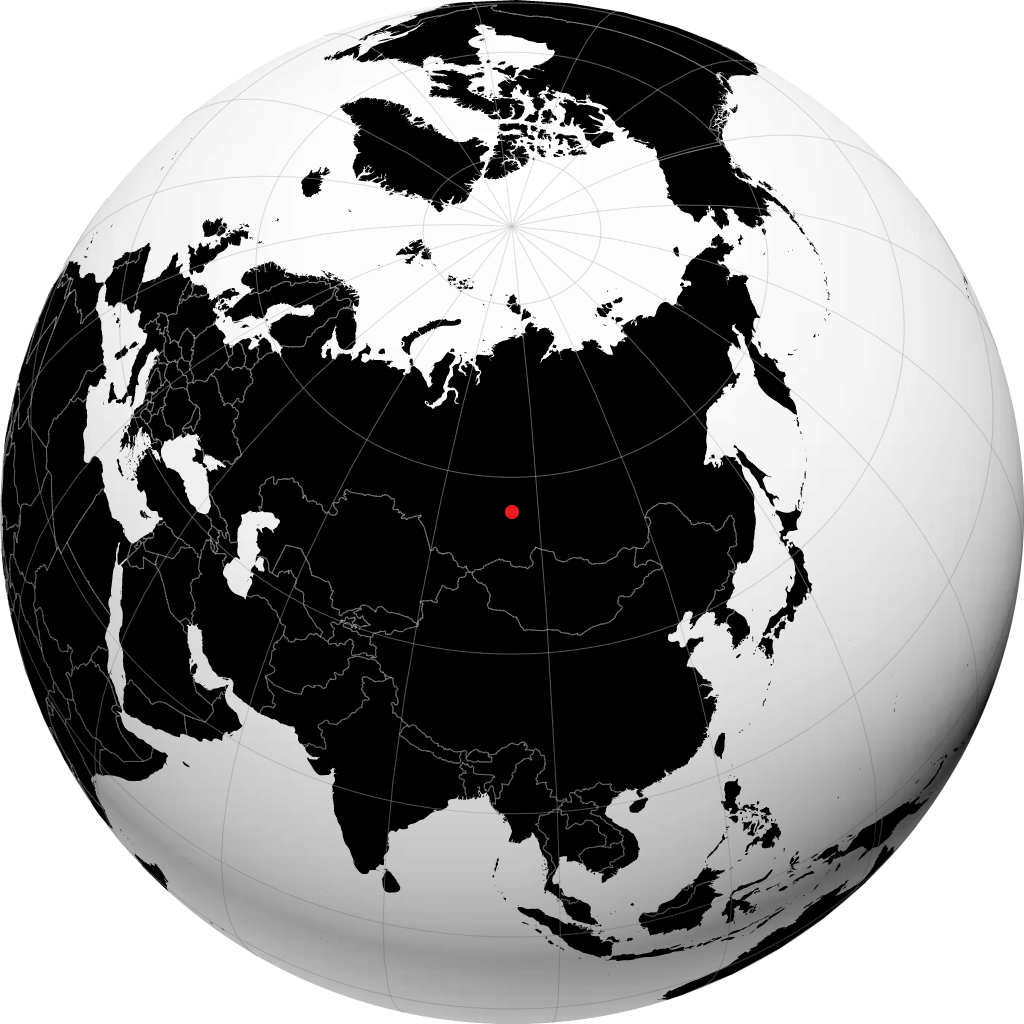 Zelenogorsk trên quả địa cầu