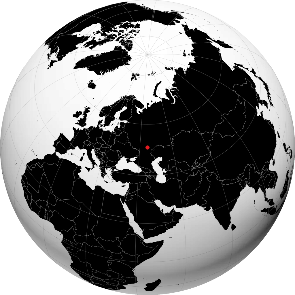 Zhirnovsk trên quả địa cầu