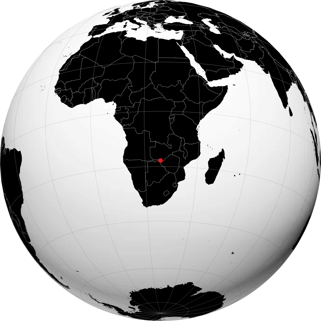Livingstone trên quả địa cầu